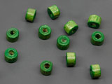Цилиндър зелен 4x3mm, отвор 1.5mm - 25g ≈ 861 бр.