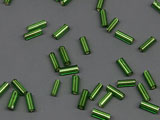 Тръбички зелени d=2mm, височина 6mm, отвор 1mm - 50g