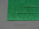 Гума Ева 1.8mm с брокат зелена, 195x295mm - 10 бр.