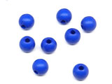 Топче - тъмно синьо d=6mm, отвор 1.5mm - 50g ≈ 440 бр.