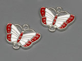 Пеперуда 18.5x15mm, отвор халки 1.7mm - 50 бр.