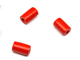 Цилиндър червен 5x8mm, отвор 1.5mm - 50g ≈ 542  бр.