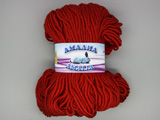 Вълна Амалия тъмно червена, 100% вълна - 100g ≈ 100m