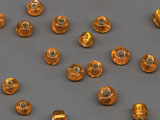 Синци - оранжеви 4х4mm, отвор 1.5mm - 50g