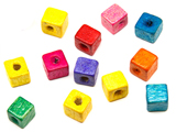 Куб - цветвен 5x5x5mm, отвор 1.5mm - 500g ≈ 6200 бр.