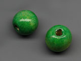Топче зелено - d=12mm ,височина 11mm, отвор 3.5mm - 25g ≈ 34бр.