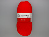 Прежда червена Kartopu Kristal (2 ката) 100% акрил - 100g - 450m