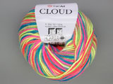 Прежда меланж YarnArt CLOUD - 25% вълна, 75% акрил - 100g ≈ 230m