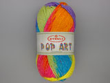 Прежда меланж POP ART - 20% вълна, 80% акрил - 100g ≈ 200m