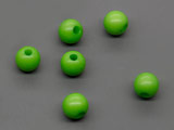 Топче зелено d=6mm, отвор 1.3mm - 25g ≈ 223 бр.