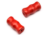 Цилиндър червен 7x15mm, отвор 2.5mm - 25g ≈ 81 бр.