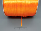 Лента сатен ярко оранжева 3mm - 20m