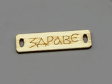 Плочка здраве, 17x7.5x2.3mm, размер отвори 1.8x3.6mm - 10 бр.