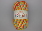 Прежда меланж POP ART - 20% вълна, 80% акрил - 100g ≈ 200m
