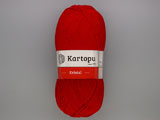 Прежда тъмно червена Kartopu Kristal (2 ката) 100% акрил - 100g - 450m
