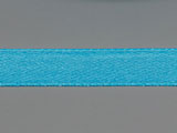 Лента сатен наситено синя 10mm ≈ 250 ярда
