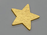 Звезда златна 30x28mm, дебелина 2.4mm - 100 бр.