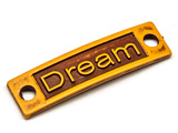 Плочка Dream 35x9.5mm, отвори 3mm - 25g ≈ 45 бр.