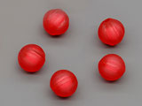 Топче релеф червено d=8mm, отвор 2mm - 50g ≈ 222 бр.