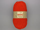 Прежда червена NAKO Vizon - 100% акрил - 100g - 195m
