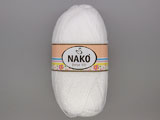 Прежда бяла NAKO Bebe 100 - 100% акрил - 100g - 300m