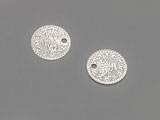 Парички сребърни, d=10mm, отвор 1mm - 50 бр.