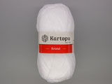 Прежда бяла Kartopu Kristal (2 ката) 100% акрил - 100g - 450m