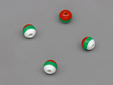 Топче бяло, зелено,  червено  d=5mm, отвор 1.4mm  - 50 бр.