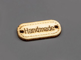 Плочка Handmade 10.5x22x2mm, отвори 1.5mm - 10 бр.