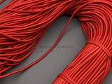 Текстилен ластик червен 2.5mm - 10m